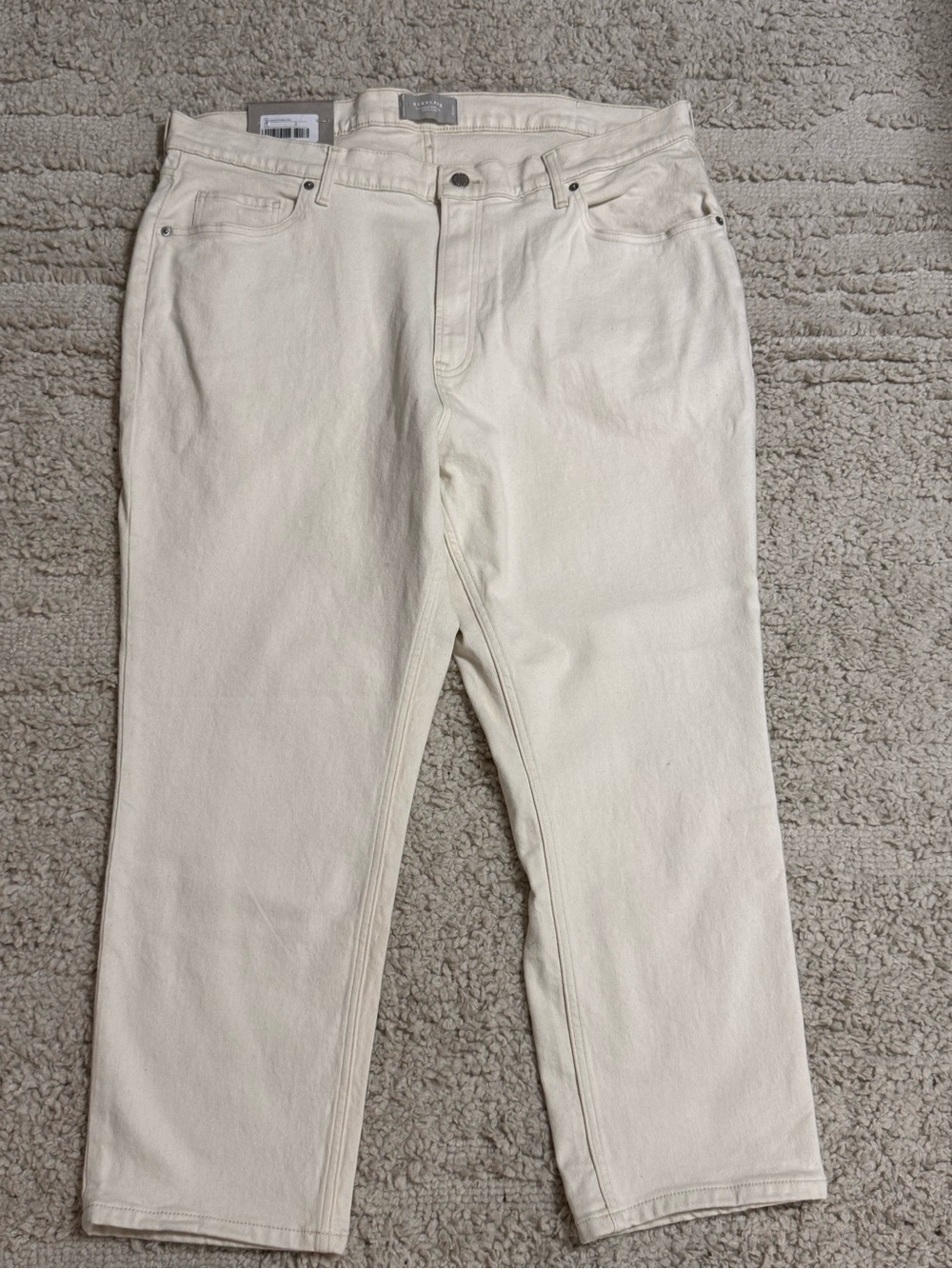 New Everlane The Original Cheeky High-Rise Straight Crop Jeans Size 35